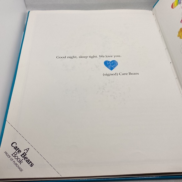 Care Bears Book of Favorite Bedtime Stories Hardcover Picture Book 1984 - Picture 16 of 16